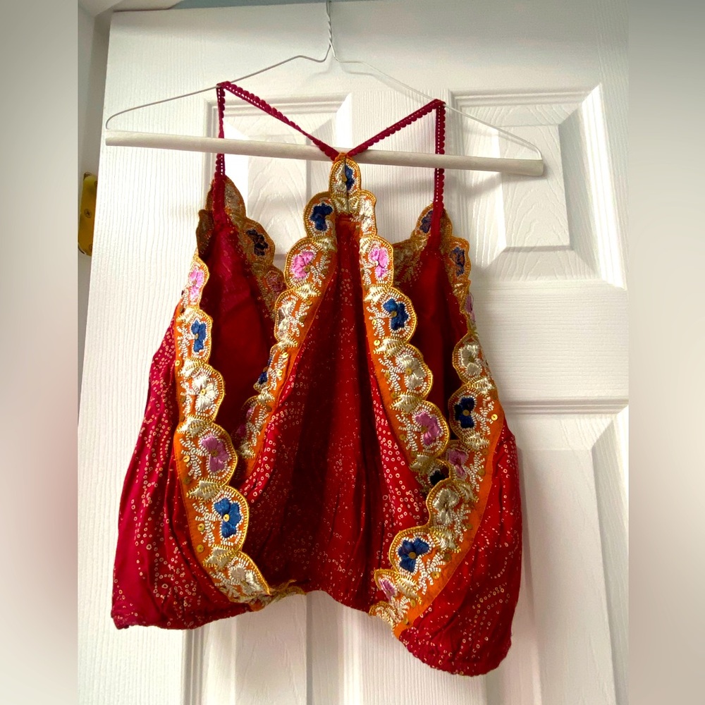Free People Intimately red cropped tank, Size S